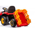 Elektrický traktor s vlečkou BBH-030 na diaľkové ovládanie 2,4G červená